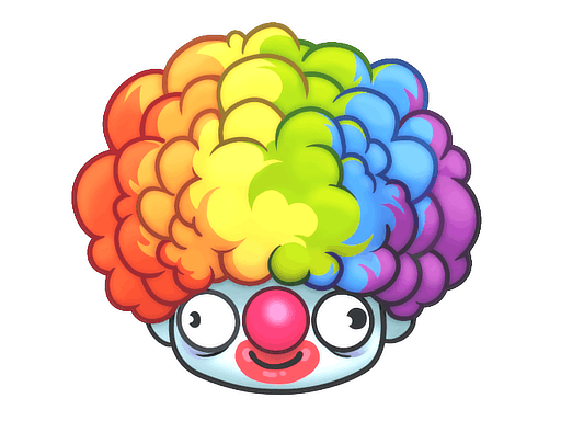 Sticker | Clown Wig