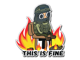 Sticker | This Is Fine (CT)