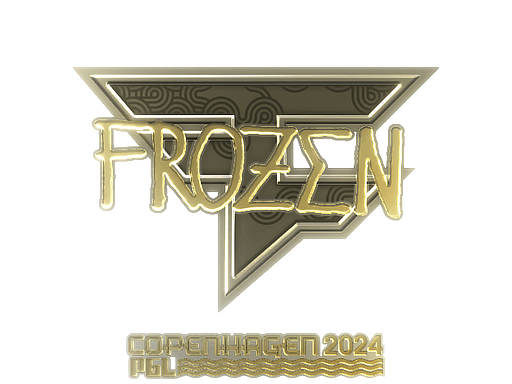 Sticker | frozen (Gold) | Copenhagen 2024