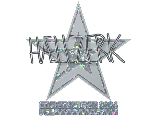 Sticker | hallzerk (Glitter) | Copenhagen 2024
