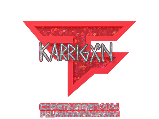 Sticker | karrigan (Glitter) | Copenhagen 2024