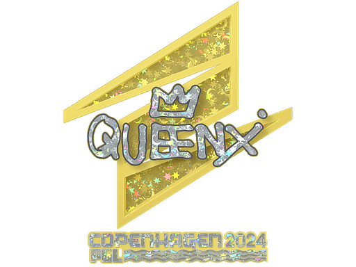 Sticker | Queenix (Glitter) | Copenhagen 2024
