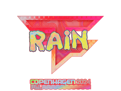 Sticker | rain (Holo) | Copenhagen 2024