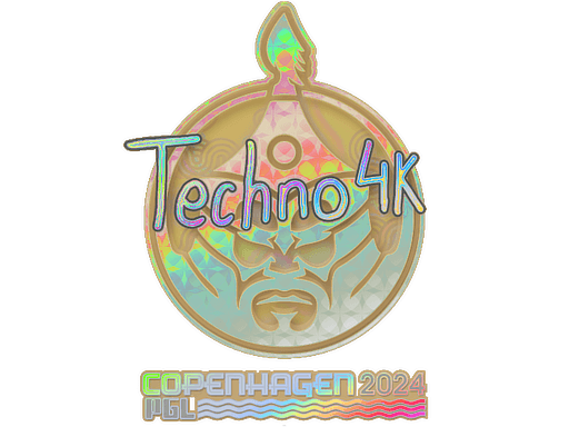 Sticker | Techno4K (Holo) | Copenhagen 2024