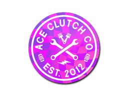 Sticker | Ace Clutch Co. (Holo)