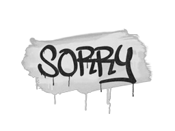 Sealed Graffiti | Sorry