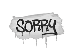 Sealed Graffiti | Sorry