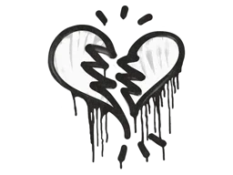 Sealed Graffiti | Broken Heart