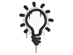 Sealed Graffiti | Lightbulb