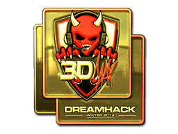 Sticker | 3DMAX (Gold) | DreamHack 2014