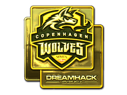 Sticker | Copenhagen Wolves (Gold) | DreamHack 2014