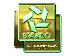 Sticker | Bravado Gaming (Gold) | DreamHack 2014