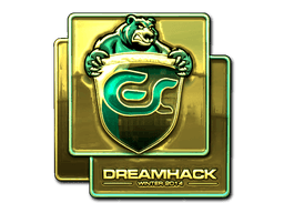 Sticker | ESC Gaming (Gold) | DreamHack 2014