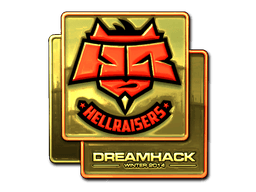 Sticker | HellRaisers (Gold) | DreamHack 2014