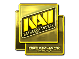 Sticker | Natus Vincere (Gold) | DreamHack 2014