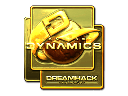 Sticker | Planetkey Dynamics (Gold) | DreamHack 2014