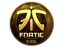 Sticker | Fnatic (Gold) | Katowice 2019