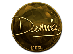 Sticker | dennis (Gold) | Katowice 2019