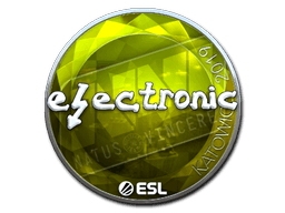 Sticker | electronic (Foil) | Katowice 2019
