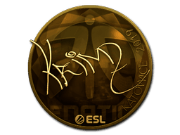 Sticker | KRIMZ (Gold) | Katowice 2019