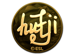 Sticker | hutji (Gold) | Katowice 2019