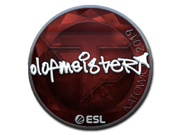 Sticker | olofmeister (Foil) | Katowice 2019