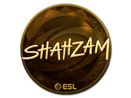Sticker | ShahZaM (Gold) | Katowice 2019