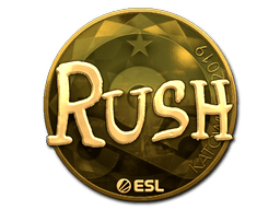 Sticker | RUSH (Gold) | Katowice 2019