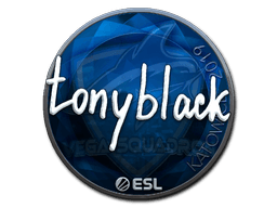 Sticker | tonyblack (Foil) | Katowice 2019