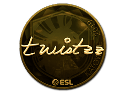 Sticker | Twistzz (Gold) | Katowice 2019