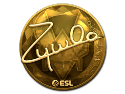 Sticker | ZywOo (Gold) | Katowice 2019