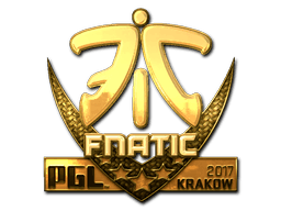Sticker | Fnatic (Gold) | Krakow 2017