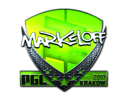 Sticker | markeloff (Foil) | Krakow 2017