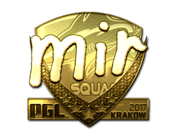 Sticker | mir (Gold) | Krakow 2017