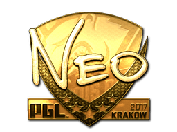 Sticker | NEO (Gold) | Krakow 2017
