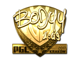Sticker | bodyy (Gold) | Krakow 2017
