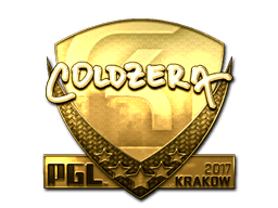 Sticker | coldzera (Gold) | Krakow 2017