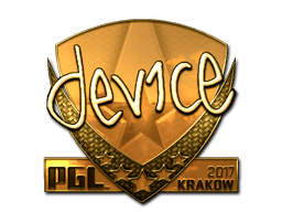Sticker | device (Gold) | Krakow 2017