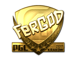 Sticker | fer (Gold) | Krakow 2017