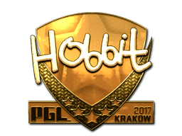 Sticker | Hobbit (Gold) | Krakow 2017