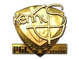 Sticker | kennyS (Gold) | Krakow 2017