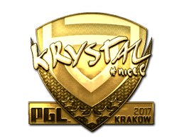 Sticker | kRYSTAL (Gold) | Krakow 2017
