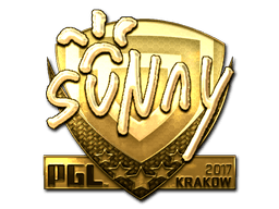 Sticker | suNny (Gold) | Krakow 2017
