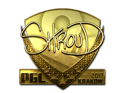 Sticker | shroud (Gold) | Krakow 2017