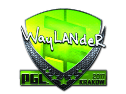 Sticker | wayLander (Foil) | Krakow 2017