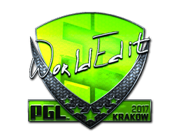 Sticker | WorldEdit (Foil) | Krakow 2017