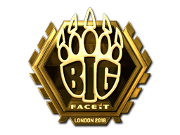 Sticker | BIG (Gold) | London 2018