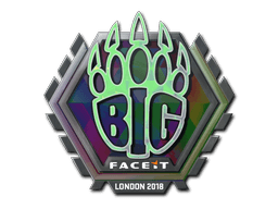 Sticker | BIG (Holo) | London 2018