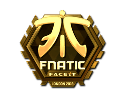 Sticker | Fnatic (Gold) | London 2018
