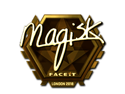 Sticker | Magisk (Gold) | London 2018